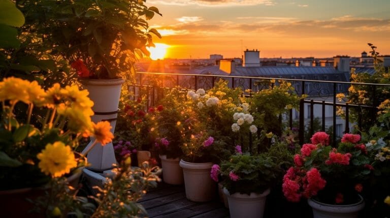 Flores de verão para varanda