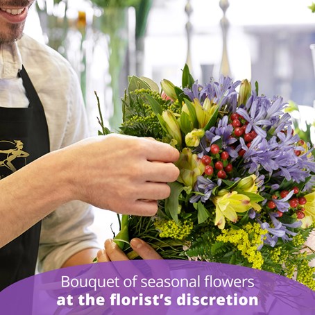 Bouquet of seasonal cut flowers