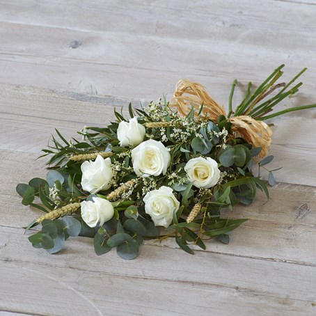 Simple Rose Sheaf - White.