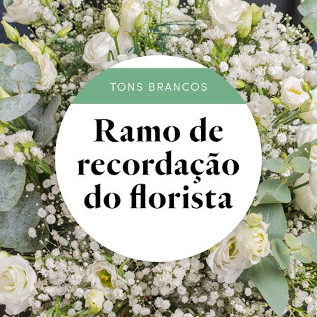 Ramo Fúnebre do Florista - Branco